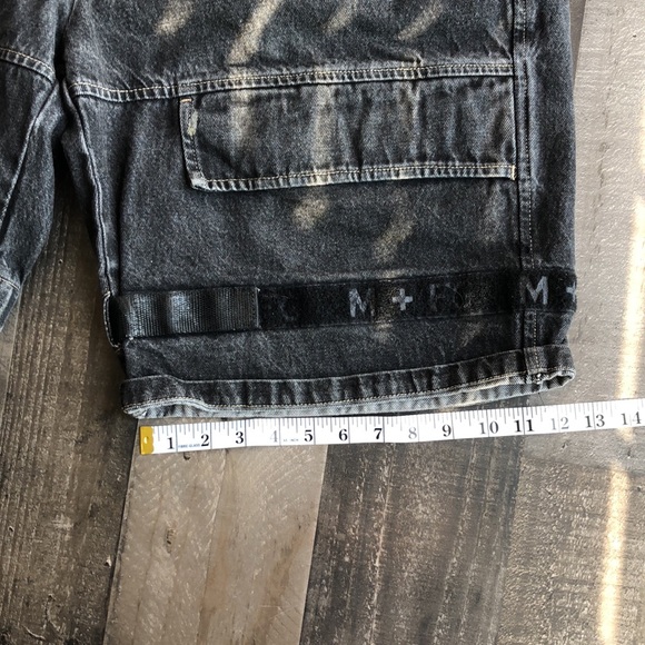 Girbaud black denim cargo shorts - Picture 9 of 14